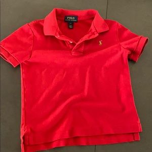 Polo Ralph Lauren Red 3T shirt